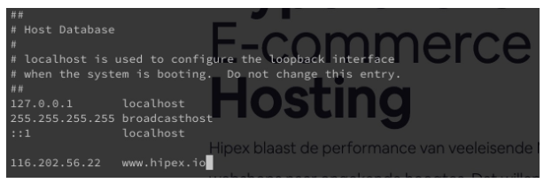 Host File Wijzigen Linux