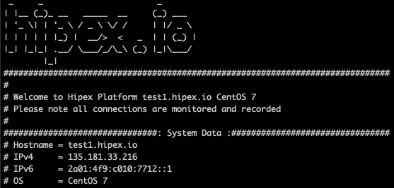 IP addresses SSH