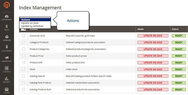 Magento 2 index management