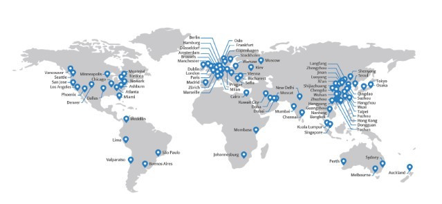Cloudflare global server network