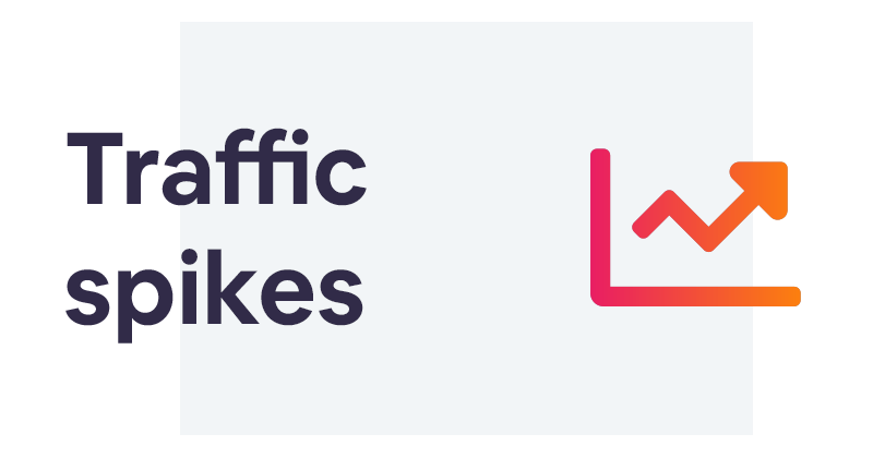 Hoe ga je om met traffic spikes op je webshop?